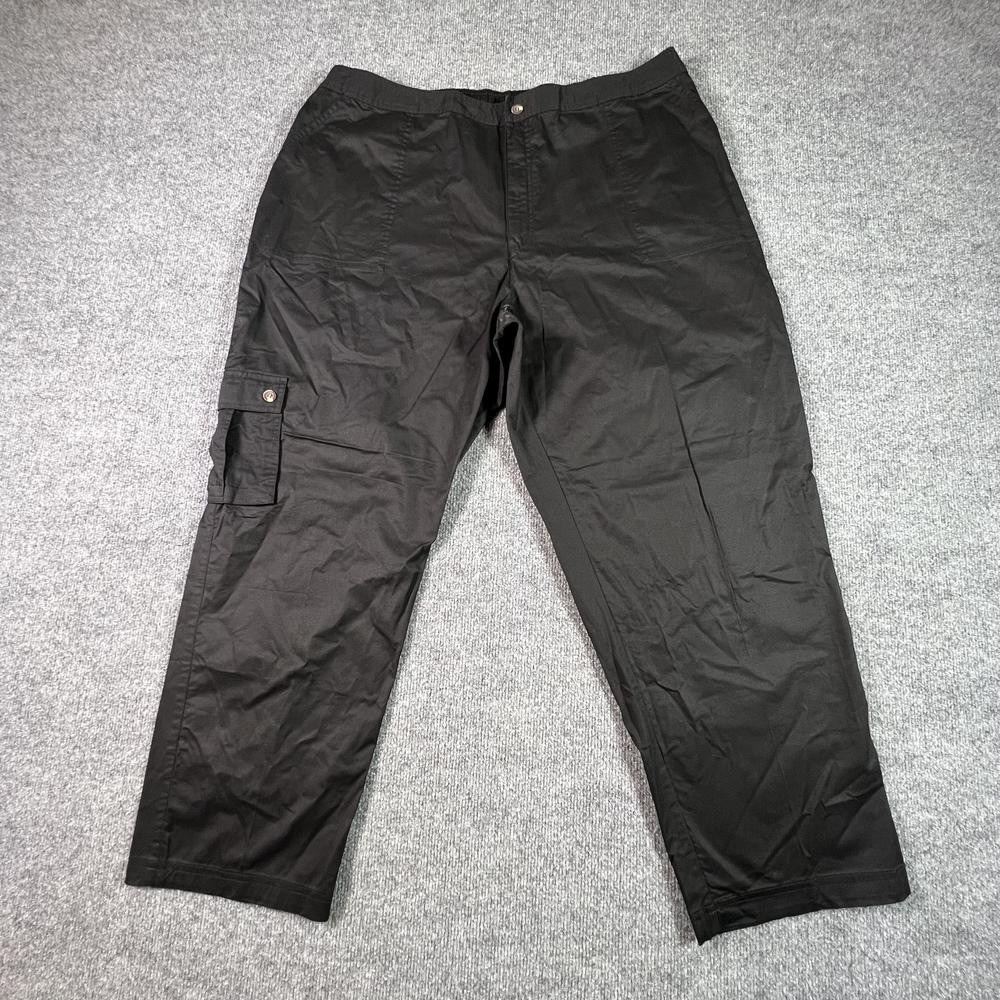 NEW White Stag Cargo Pant Women 20W Black Cotton Technician Utility Workwear NWT